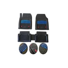 OtoLine Mini Cooper 2007 2014 R56 Krom Mavi 4D Ekstra Kanallı Havuzlu Paspas Seti