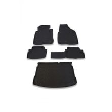 OtoLine Nissan Qashqai 2007-2014 Arasi 4D Havuzlu Oto Paspas Ve Bagaj Set