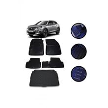 OtoLine Peugeot 2008 Cros 2020 Ve Sonrasi 4D Havuzlu Oto Paspas Bagaj Set