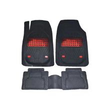 OtoLine Range Rover Sport 2008 2012 Krom Kırmızı 4D Ekstra Kanallı Havuzlu Paspas Seti