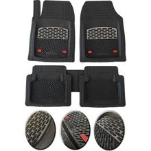 OtoLine Range Rover Vogue 2002 2012 Krom Gümüş 4D Ekstra Kanallı Havuzlu Paspas Seti