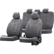 Otom Audi A1 2011-2016 Özel Üretim Milano Design Füme Oto Koltuk Kılıfı