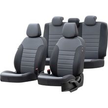Otom Audi A4 2004-2008 Özel Üretim New York Design Füme - Siyah Koltuk Kılıfı