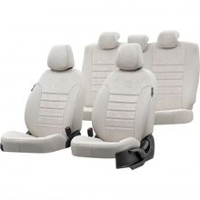 Otom Audi A4 2015-Sonrası Özel Üretim Milano Design Fildişi Oto Koltuk Kılıfı