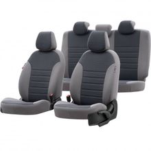 Otom Citroen C-Elysee 2012-2017 Özel Üretim Original Design Füme-Gri Oto Koltuk Kılıfı