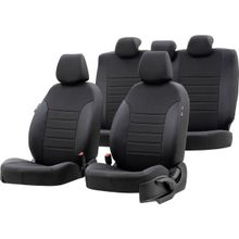 Otom Citroen Nemo 2008-2016 Özel Üretim Paris Design Füme - Siyah Oto Koltuk Kılıfı