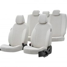 Otom Dacia Duster 2010-2017 Özel Üretim Tokyo Design Tay Tüyü Fildişi Oto Koltuk Kılıfı