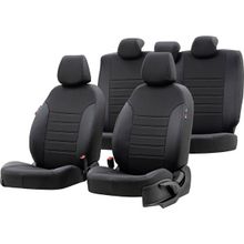 Otom Fiat Albea 2002-2012 Özel Üretim Paris Design Füme - Siyah Oto Koltuk Kılıfı