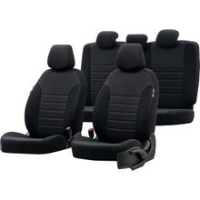 Otom Ford Fiesta 2008-2017 Özel Üretim Original Design Siyah Oto Koltuk Kılıfı