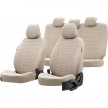 Otom Hyundai Matrix 2006-2011 Özel Üretim Amsterdam Design Deri Bej Oto Koltuk Kılıfı
