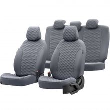 Otom Isuzu D-Max 2004-2011 Özel Üretim Amsterdam Design Deri Füme Oto Koltuk Kılıfı