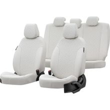 Otom Mazda 3 2009-2013 Özel Üretim Tokyo Design Deri Fildişi Oto Koltuk Kılıfı