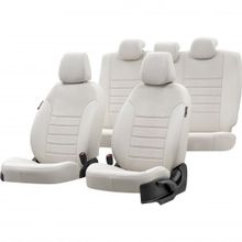 Otom Mercedes 190 Serisi 1982-1993 W201 Özel Üretim London Design Fildişi Oto Koltuk Kılıfı