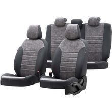 Otom Opel Antara 2006-2015 Özel Üretim Milano Design Füme - Siyah Oto Koltuk Kılıfı