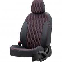 Otom Opel Astra G 1998-2009 Özel Üretim Tokyo Design Deri Siyah - Kırmızı Oto Koltuk Kılıfı