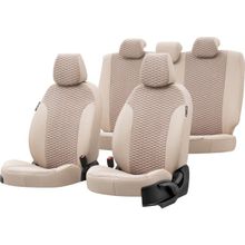 Otom Porsche Cayenne 2002-2010 Özel Üretim Tokyo Design Tay Tüyü Bej Oto Koltuk Kılıfı