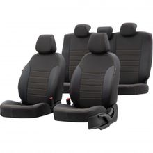 Otom Seat Exeo 2008-2013 Özel Üretim Paris Design Bej - Siyah Oto Koltuk Kılıfı