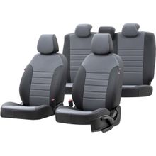 Otom Seat Leon 1999-2005 Özel Üretim İstanbul Design Füme - Siyah Oto Koltuk Kılıfı