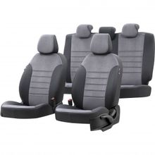 Otom Volvo S40 2004-2012 Özel Üretim London Design Füme - Siyah Oto Koltuk Kılıfı