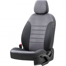 Otom Volvo S60 2010-2018 Özel Üretim London Design Füme - Siyah Oto Koltuk Kılıfı