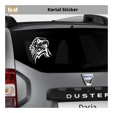 Otomarketin 15 cm Kartal Oto Sticker