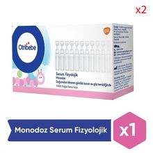 Otribebe Monodoz Serum Fizyolik 5 ml x 20 Flakon 2 Adet Takviye Edici Gıda