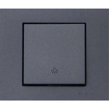 Ovivo Grano Füme Çerçeveli Light Anahtarı