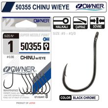 Owner 50355 Chinu W/Eye Gun Black İğne