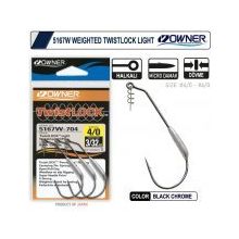 Owner 5167W Weighted Twistlock Light Black Chrome İğne