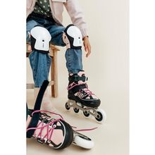 Oxelo Play 3x2 Pembe Çocuk Paten Kaykay Scooter Destek Seti