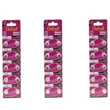 Oxford Ag4 Lr626 377A Alkaline 10'lu 3 Paket Düğme Pil
