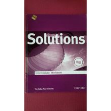 Oxford Solutions - Intermediate Workbook