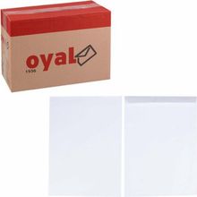 Oyal 26x35 cm Beyaz 110 gr Silikonlu 250'li Paket Torba Zarf