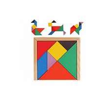oyun Hamaha Wooden Toys Doğal Ahşap Eğitici Cak 7 Parça Mini Tangram HBCV00000I4FEW