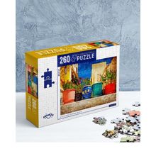 Oyunzu Renkli Saksı 260 Parça Puzzle