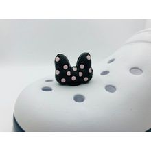 Ozan Tuhafiye Crocs 3D Jibbitz Terlik Süsü 3 Boyutlu JBB0653-657 - Siyah - Pembe