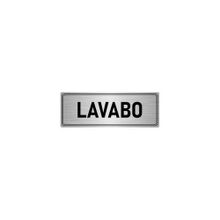 Özarslan Dizayn Departman Kapı İsimliği Lavabo 7x20 cm Gümüş Renk Metal Yönlendirme Levhası