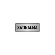 Özarslan Dizayn Departman Kapı İsimliği Satınalma 5x20 cm Gümüş Renk Metal Yönlendirme Levhası