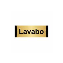 Özarslan Dizayn Lavabo 7x20 cm Altın Renk Metal Yönlendirme Levhası