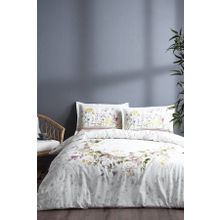 Özdilek 1032 Beyaz 200x220 cm Jardin De Flor Çift Kişilik Nevresim Takımı
