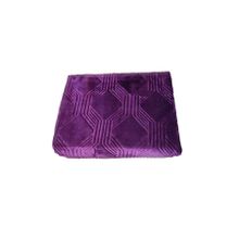 Özdilek 220x240 Çift Kişilik Mürdüm Trendy Art Deco Battaniye