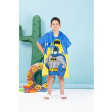Özdilek 4/9 Yaş Batman City Lisanslı Kadife Çocuk Panço