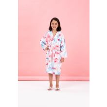 Özdilek Barbie Flake Lisanslı 9/10 Yaş Kapüşonlu Çocuk Bornozu