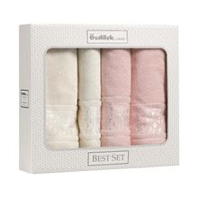 Özdilek Camellia Best Krem-Pembe Havlu Seti