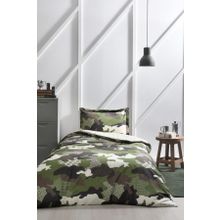 Özdilek Camouflage Yeşil 160x220 cm Tek Kişilik Nevresim Takımı