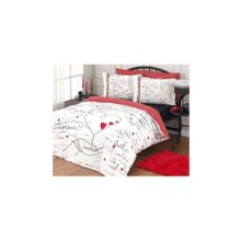 Özdilek Fall In Love Kırmızı Çift Kişilik Nevresim Takımı