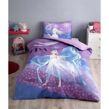 Özdilek Frozen Snow Queen Lisanslı Ranforce Kapitone Krem Tek Kişilik Nevresim Takımı