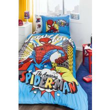 Özdilek Lisanslı Kapitoneli Spiderman New York Tek Kişilik Nevresim Takımı