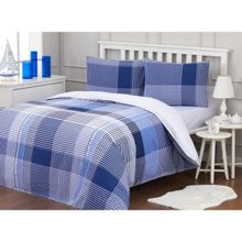 Özdilek Modaletto Fashion-Tartan 200 x 220 cm - Mavi Nevresim Takımı