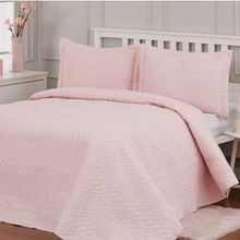 Özdilek Nakışlı Care 250x260 cm Pudra Çift Kişilik Yatak Örtüsü